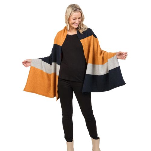 Native World Stripe Travel Wrap